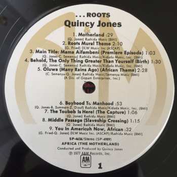 LP Quincy Jones: Roots (The Saga Of An American Family) 650497