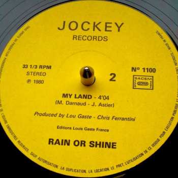 LP Rain Or Shine: Rain Or Shine 567939