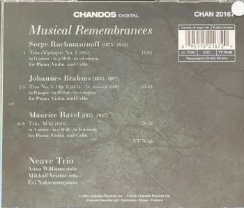 CD Sergei Vasilyevich Rachmaninoff: Musical Remembrances 559750