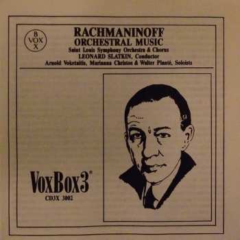 3CD Sergei Vasilyevich Rachmaninoff: Orchestral Music 555622