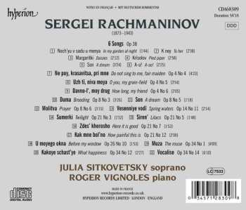 CD Sergei Vasilyevich Rachmaninoff: Songs 558621