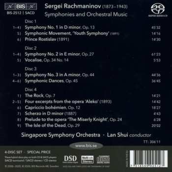 4SACD Sergei Vasilyevich Rachmaninoff: Symphonies And Orchestral Music 644360