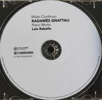 CD Radamés Gnattali: Moto Continuo (Piano Works) 593123