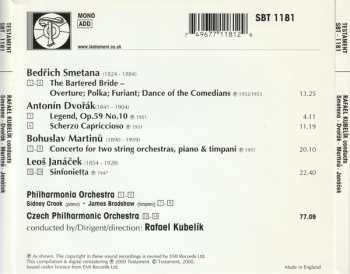 CD Bohuslav Martinů: Rafael Kubelik Conducts Smetana ∙ Dvořák ∙ Martinů ∙ Janáček 423022