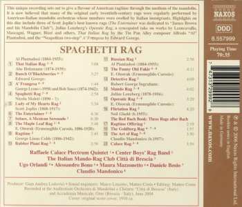 CD Raffaele Calace Plectrum Quintet: Spaghetti Rag (Rag Music With Mandolins) 557711