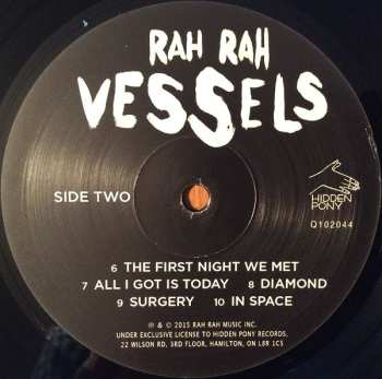 LP Rah Rah: Vessels 612317