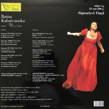 LP Raina Kabaivanska: Sei Unica LTD 649418