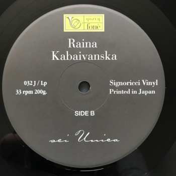 LP Raina Kabaivanska: Sei Unica LTD 649418