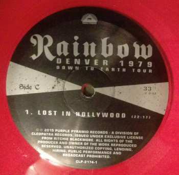 2LP Rainbow: Denver 1979 Down To Earth Tour LTD | CLR 398252