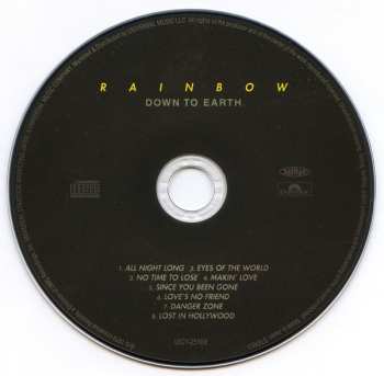 CD Rainbow: Down To Earth = ダウン・トゥ・アース 625372