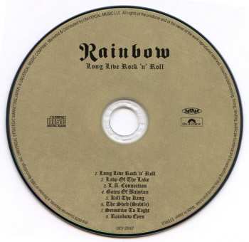 CD Rainbow: Long Live Rock 'N' Roll = バビロンの城門  645327