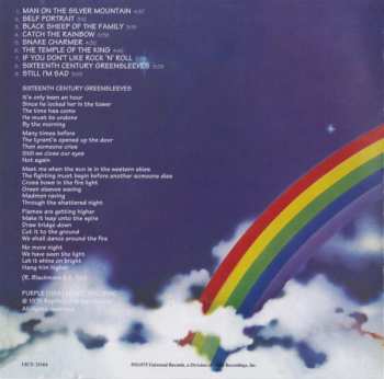 CD Rainbow: Ritchie Blackmore's Rainbow = 銀嶺の覇者 626818