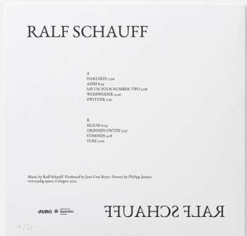 Album Ralf Schauff: Ralf Schauff