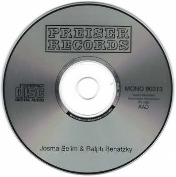 CD Ralph Benatzky: Ralph Benatzky & Josma Selim 355554