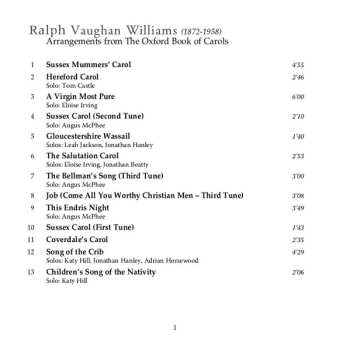 CD Ralph Vaughan Williams: An Oxford Christmas 575320