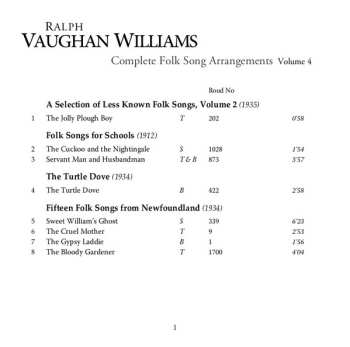 CD Ralph Vaughan Williams: Folk Songs Volume 4 593096