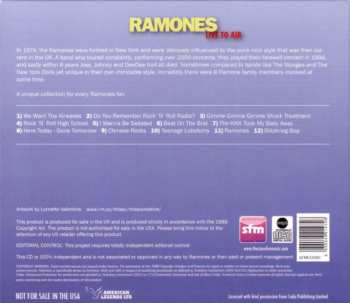 CD Ramones: Live To Air DIGI 612694