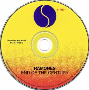 CD Ramones: End Of The Century 11208