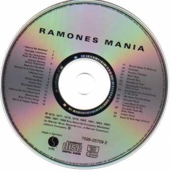 CD Ramones: Ramones Mania 492813