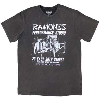 Merch Ramones: Stone Wash Tričko East Village