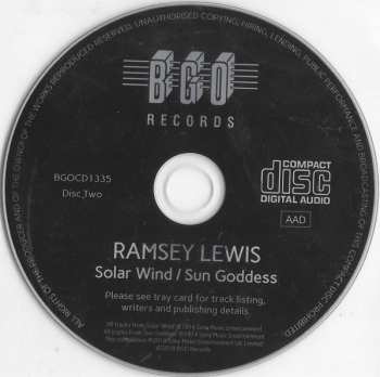 2CD Ramsey Lewis: Funky Serenity / Golden Hits / Solar Winds / Sun Goddess 544020