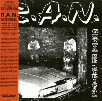 LP R.A.N.: Gotta Be Lyrical CLR 655474