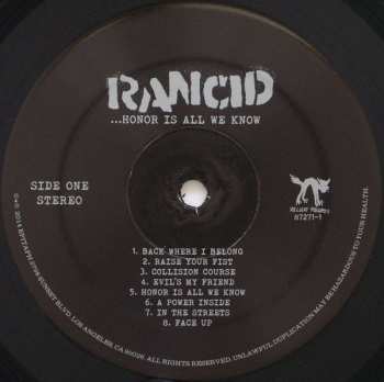 LP/CD Rancid: ...Honor Is All We Know 323488