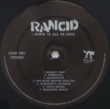 LP/CD Rancid: ...Honor Is All We Know 323488