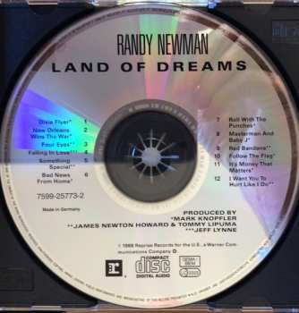 CD Randy Newman: Land Of Dreams 577674