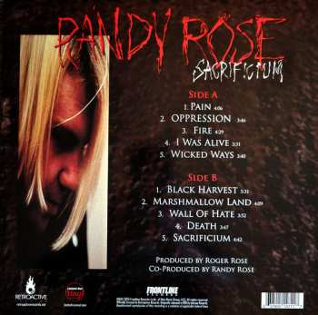 LP Randy Rose: Sacrificium CLR | LTD 610842