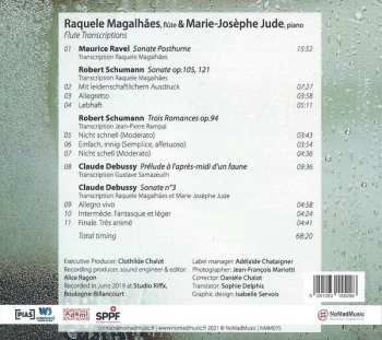 CD Marie-Josèphe Jude: Flute Transcriptions: Ravel, Schumann, Debussy 613338