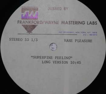 Album Rare Pleasure: 7- Superfine Feeling