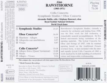 CD Alan Rawsthorne: Cello Concerto / Oboe Concerto / Symphonic Studies 641393