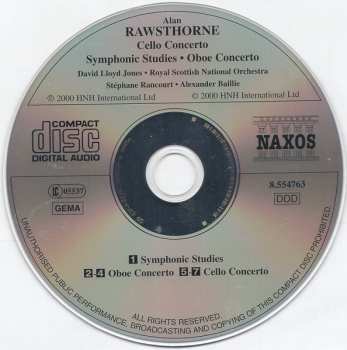 CD Alan Rawsthorne: Cello Concerto / Oboe Concerto / Symphonic Studies 641393