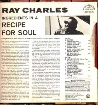 LP Ray Charles: Ingredients In A Recipe For Soul 616178