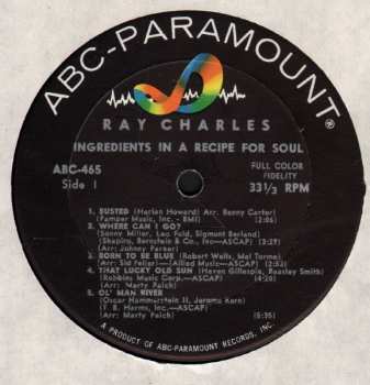 LP Ray Charles: Ingredients In A Recipe For Soul 616178