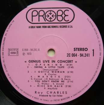 LP Ray Charles: Genius  Live In Concert 620894