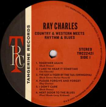 LP Ray Charles: Country And Western Meets Rhythm And Blues 641589