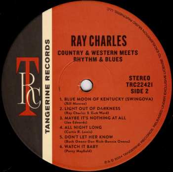 LP Ray Charles: Country And Western Meets Rhythm And Blues 641589