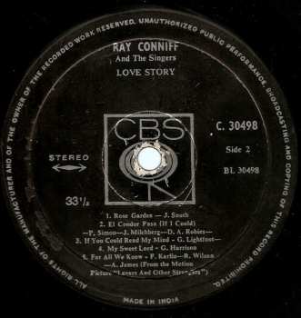 LP Ray Conniff And The Singers: Love Story (INDIA) 317449