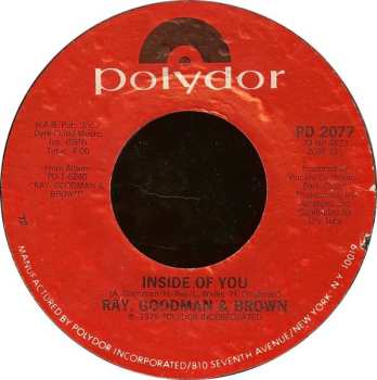 Album Ray, Goodman & Brown: Inside Of You