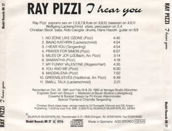 CD Ray Pizzi: I Hear You 643279