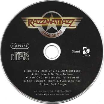 CD Razzmattazz: Rock Or Die 628402