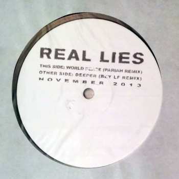 Album Real Lies: World Peace (Pariah Remix) / Deeper (Bey LF Mix)