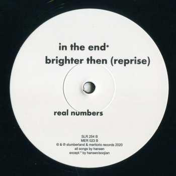 LP Real Numbers: Brighter Then LTD 70570