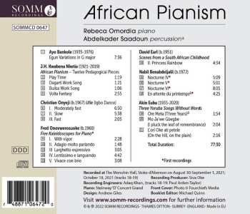 CD Rebeca Omordia: African Pianism 577019