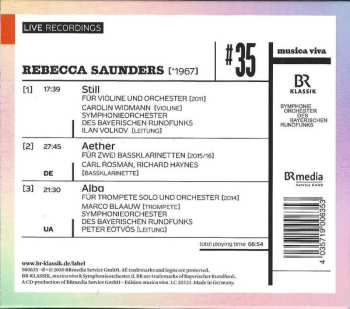 CD Rebecca Saunders: #35 | Still / Aether / Alba 563492