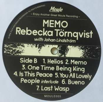 LP Rebecka Törnqvist: MEMO 576294