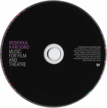 CD Rebekka Karijord: Music For Film And Theatre 424709