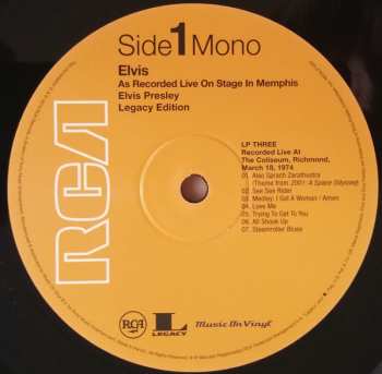 4LP Elvis Presley: Recorded Live On Stage In Memphis 29809